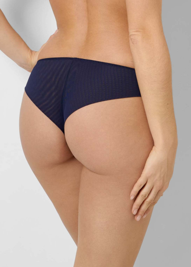 Tanga Sans Complexe Bleu Marine